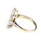 An Art Deco Harlequin Opal Ring - image 5