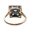 An Art Deco Sapphire and Diamond Ring - image 5