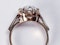 Rose Diamond Single Stone Diamond Engagement Ring DBGEMS - image 4