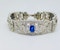 18K white gold 6.00ct Natural Blue Sapphire and 11.00ct Diamond Bracelet - image 5