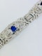 18K white gold 6.00ct Natural Blue Sapphire and 11.00ct Diamond Bracelet - image 7