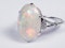 Edwardian opal and diamond dress ring  DBGEMS - image 2