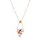 A Fire Opal, Amethyst and Moonstone Gold pendant - image 2