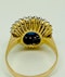 18K yellow gold 3.00ct Natural Blue Sapphire and 1.00ct Diamond Ring - image 3