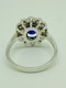 18K white gold 2.00ct Natural Blue Sapphire and 0.50ct Diamond Ring - image 3