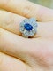 Platinum 1.75ct Natural Blue Sapphire and 2.00ct Diamond Ring - image 5