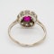 Edwardian ruby and diamond cluster ring - image 4