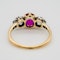 3 stone  Victorian ring - image 4