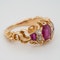 Victorian Burma ruby and diamond ring with certificate - image 2