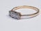 Edwardian Three Stone Diamond Ring  DBGEMS - image 5