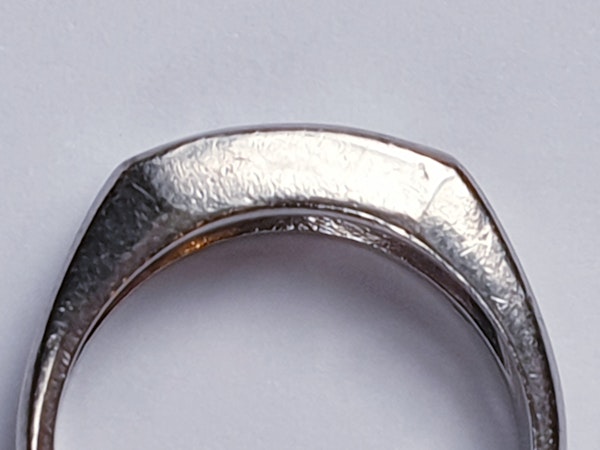 Three Stone Square Diamond Ring  DBGEMS - image 4