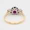 3 stone ruby and diamond ring - image 4