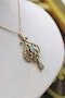 Opal & Seed Pearl Art Nouveau, Lavaliere Pendant on a 9ct Gold Chain, English, Circa 1910 - image 2