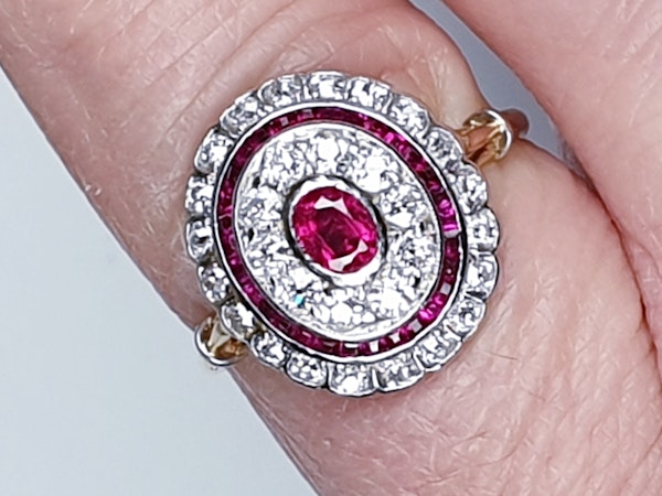Edwardian ruby and diamond ring  DBGEMS - image 6