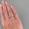 1970's, 18ct White & Yellow Gold Diamond stone set Ring, SHAPIRO & Co since1979 - image 2