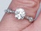 1.10ct art deco diamond engagement ring  DBGEMS - image 5