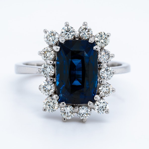 4.08ct Natural Vivid Cool Royal Blue Sapphire - image 1