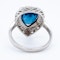 18K white gold 5.05ct Natural Blue Sapphire and 0.75ct Diamond Ring - image 4