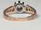 1.37ct cushion cut diamond French engagement ring  DBGEMS - image 5