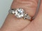 1.37ct cushion cut diamond French engagement ring  DBGEMS - image 2