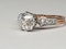 1.37ct cushion cut diamond French engagement ring  DBGEMS - image 3