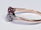 Edwardian Ruby and Diamond Cross Over Ring  DBGEMS - image 4