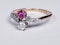 Edwardian Ruby and Diamond Cross Over Ring  DBGEMS - image 3