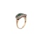 Victorian emerald and diamond ring - image 2