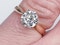 1.41ct Art deco diamond engagement ring  DBGEMS - image 1