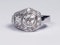 Art deco diamond dress ring  DBGEMS - image 4