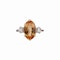 An unusual marquise shaped Topaz ring - image 1