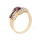 18ct Yellow Gold Ring with Diamonds and Rubies - image 2