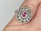 Super Antique Ruby and diamond dress ring  DBGEMS - image 2