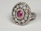 Super Antique Ruby and diamond dress ring  DBGEMS - image 3