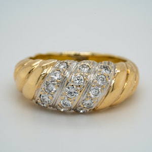 18K yellow gold 0.40ct Diamond Ring