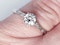 Art Deco Solitaire Diamond Engagement Ring  DBGEMS - image 3