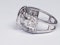 art deco diamond and ruby dress ring  DBGEMS - image 2