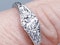 Art Deco Diamond Single Stone Ring  DBGEMS - image 3