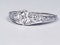 Art Deco Diamond Single Stone Ring  DBGEMS - image 4