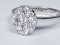 Oval cluster diamond engagement ring  DBGEMS - image 1