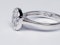 Oval cluster diamond engagement ring  DBGEMS - image 5