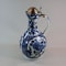 Japanese blue and white Arita ewer, circa 1680, with early mounts - image 3