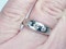 Platinum Gypsy Set Old Cut Diamond Ring  DBGEMS - image 2