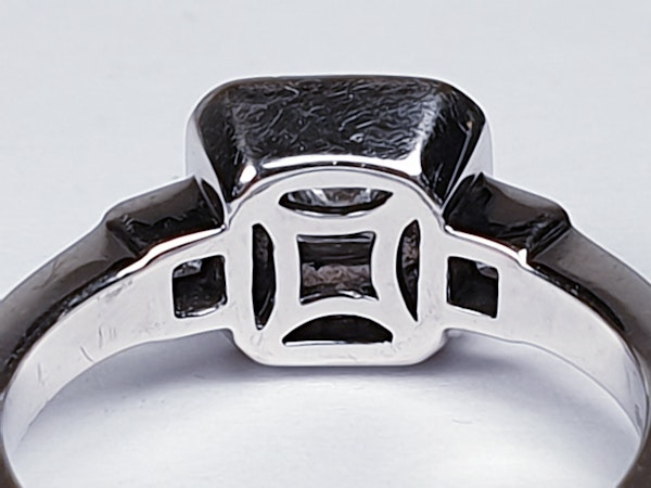 Asscher Cut Diamond Engagement Ring  DBGEMS - image 3