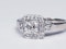 Asscher Cut Diamond Engagement Ring  DBGEMS - image 1