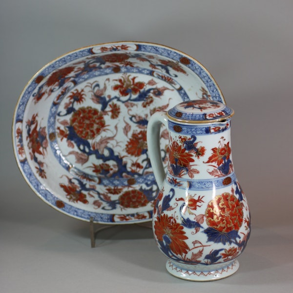 Chinese imari jug and basin, late Kangxi (circa 1720) - image 8