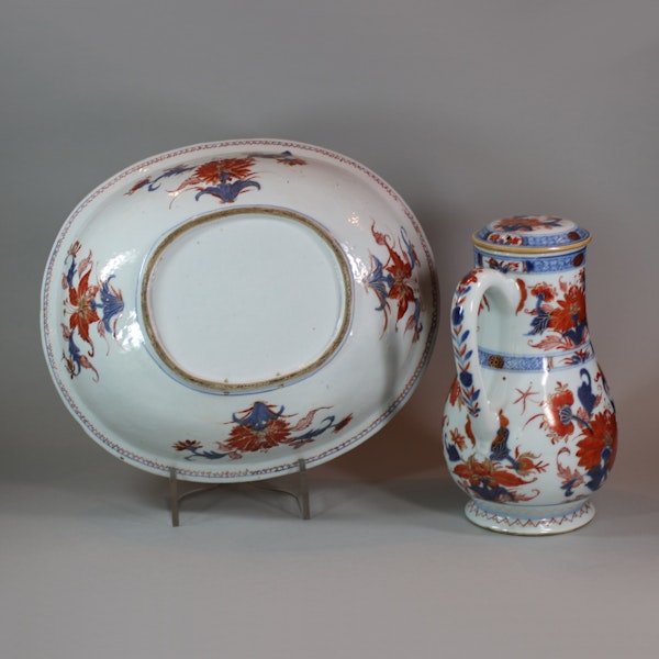 Chinese imari jug and basin, late Kangxi (circa 1720) - image 3