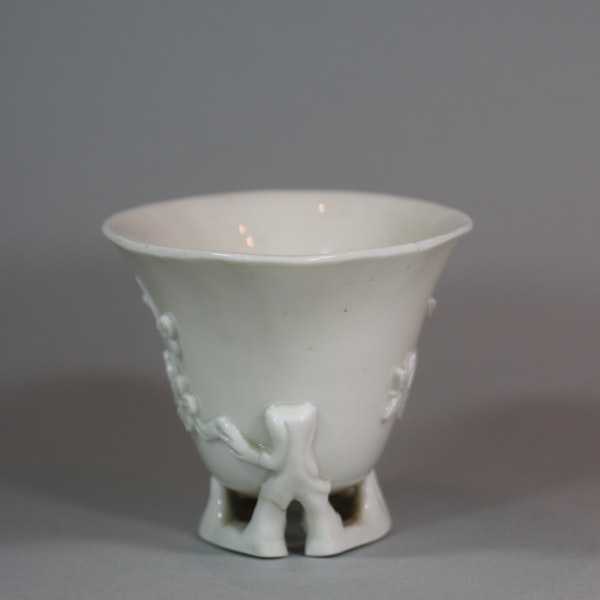 Chinese blanc de chine libation cup, Kangxi (1662-1722) - image 7