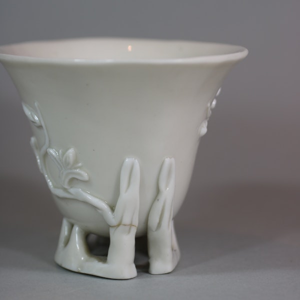 Chinese blanc de chine libation cup, Kangxi (1662-1722) - image 6