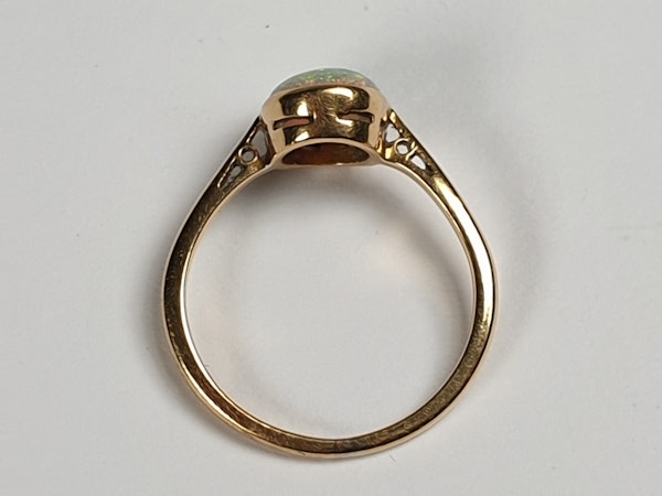 Opal single stone ring 4185   DBGEMS - image 4